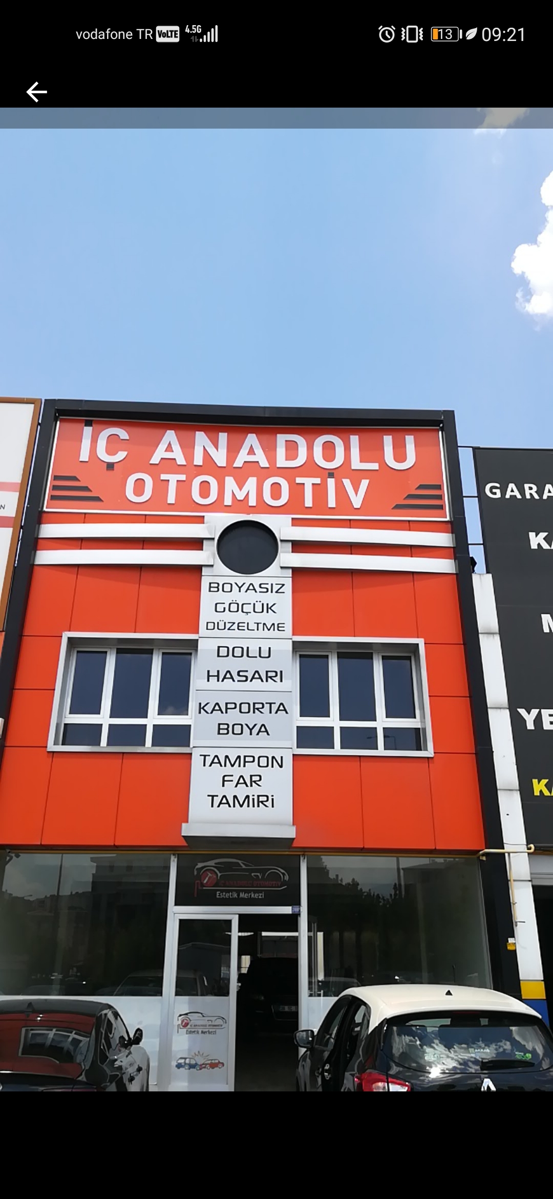 Göçük Düzeltme Boyasız Kaborta Düzeltme İç Anadolu Otomotiv Kayseri